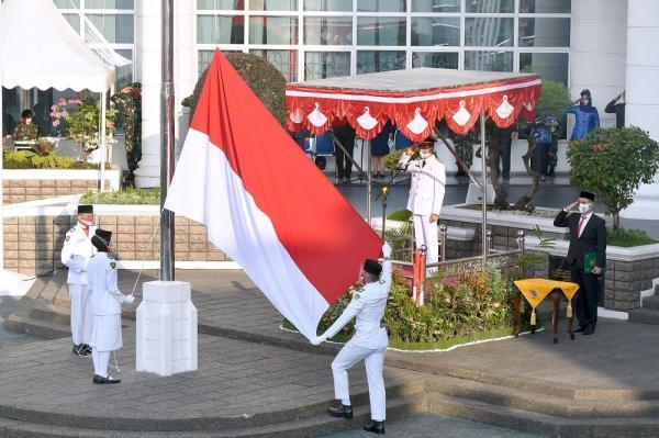 Meski Upacara HUT ke-75 RI Kali Ini Berbeda Wagub Sumut Optimis Rakyat Semakin Bersatu